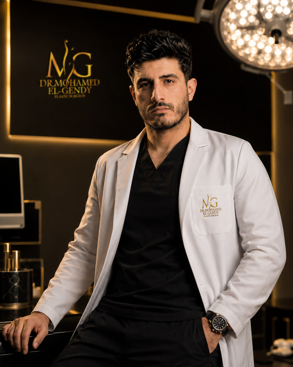 Dr Mohamed El-Gendy in a premium medical clinic